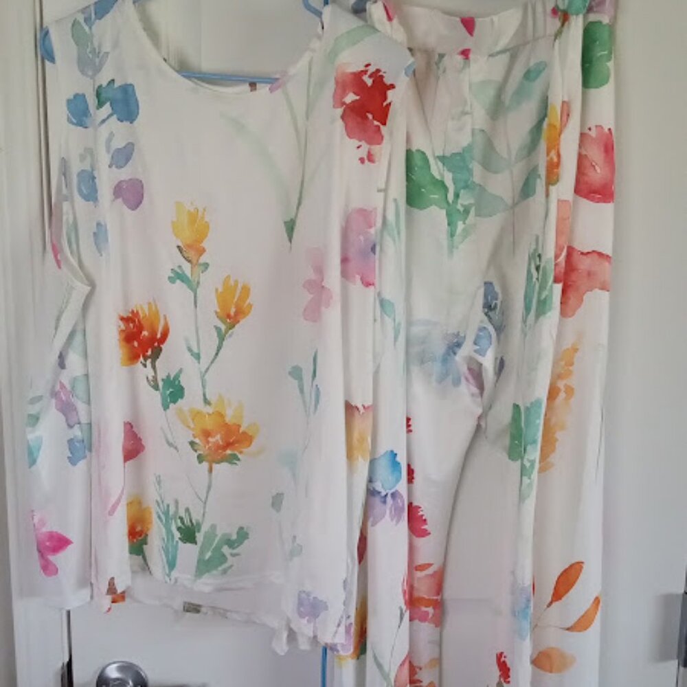 Floral Two Piece Set